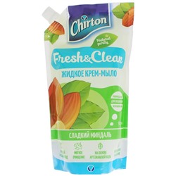 Жидкое крем-мыло, Сладкий миндаль Fresh&Clean, Chirton 500 мл (мягкая упаковка)