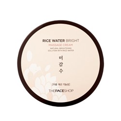 THE FACE SHOP Rice Water Bright Крем очищающий массажный с экстрактом риса