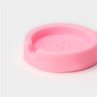 Силиконовый молд «Пуговка», 9,5×2,9 см, цвет розовый