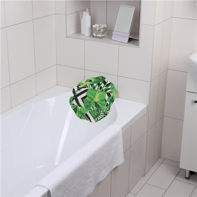 Подушка для ванны с присосками «Релакс», 33×33 см, цвет МИКС