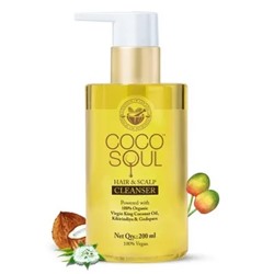 COCO SOUL Hair & Scalp Cleanser 100% Organic 200ml / Шампунь-Ополаскиватель для Волос и Кожи Головы 100% Органический 200мл
