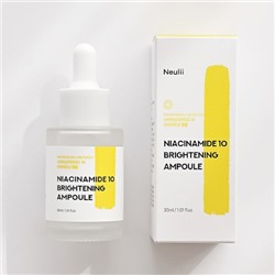 Neulii Niacinamide 10 Осветляющая Сыворотка