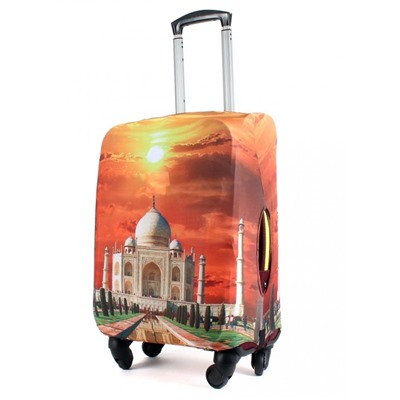 Чехол для чемодана 24-M" (24"-70л),  полиэстер 100%,   (Мечеть)  оранжевый SALE 203138