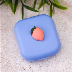 Контейнер для линз «Mini Peach», blue