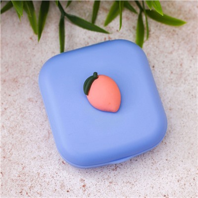 Контейнер для линз «Mini Peach», blue