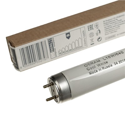 Лампа люминесцентная Osram L 18W/640, G13, 18 Вт, 4000 К, 590 мм