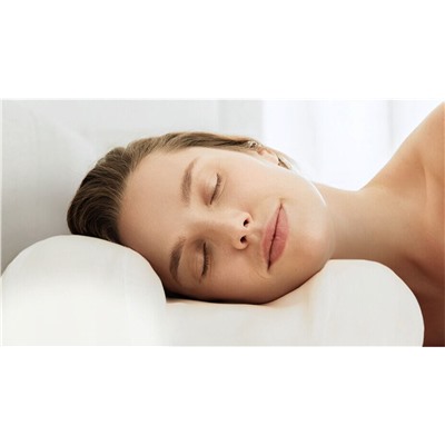 Анатомическая подушка Beauty Sleep с косметическим эффектом, арт. 2001, цвет молочный