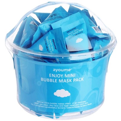 Маска для лица Enjoy Mini Bubble Mask Pack, Ayoume (set 30 шт.*3 г)