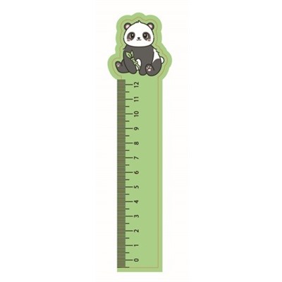 Линейка ECO из дерева Аниме «Panda»