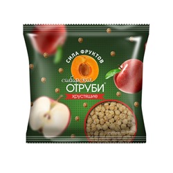 Сибирские Отруби “Сила фруктов” пакет 100гр хрустящие