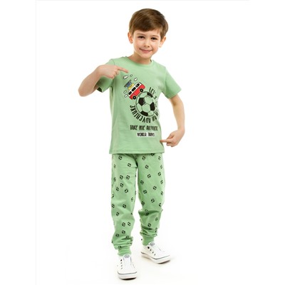Комплект детский (футболка/брюки)  BKT 344-004 (Зелёный)