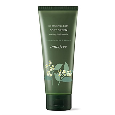 Innisfree My Essential Body Soft Green Кремовый скраб для тела