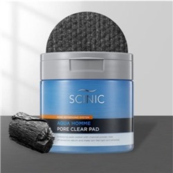 SCINIC Aqua Homme Подушечки для очистки пор 60P