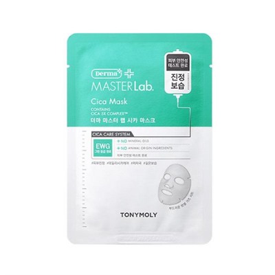 TONY MOLY Derma Master Lab. Cica Тканевая маска с экстрактом центеллы азиатской (1 шт)