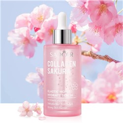 SADOER Увлажняющая сыворотка для лица с антивозрастным эффектом Collagen Sakura Hydrate Serum, 100 м