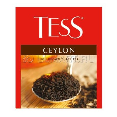 Чай Тесс черный Цейлон 100пак