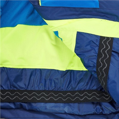 Куртка лыжная очень теплая водонепроницаемая для детей синяя 580 warm WEDZE