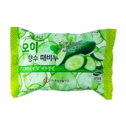 Мыло-пилинг косметическое с экстрактом ОГУРЦА, Soap-Peeling Cucumber Medibeau, JUNO, 150 г