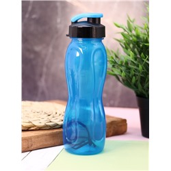 Спортивная бутылка "Relief", blue (550 ml )