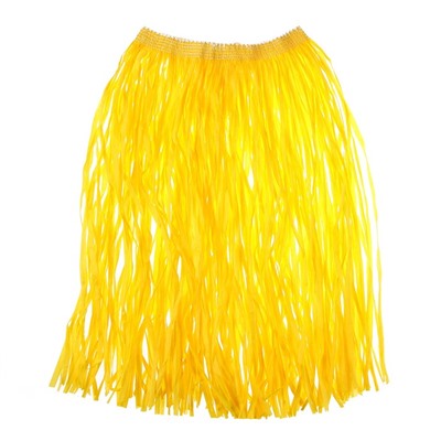 Гавайская юбка, 60 см, цвет жёлтый