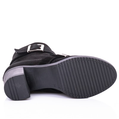 Женские кожаные ботинки Shik Shoes Shik4035 Черный Замш: Под заказ
