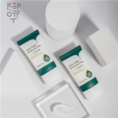 Farm Stay Cica Farm Nature Solution Sun Cream SPF50+ PA++++ Cолнцезащитный крем c центеллой азиатской, 50гр.,
