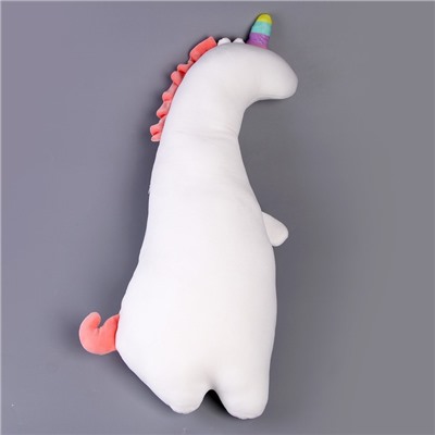 Мягкая игрушка-подушка «Единорожка», 60 см, цвет белый