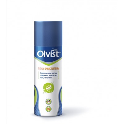 OLVIST Пена-очиститель для кожи и текстиля 180 мл