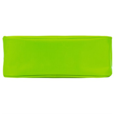 Пенал-косметичка BRAUBERG, мягкий, "KING SIZE NEON GREEN", 20х8х9 см, 229020