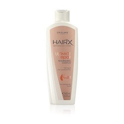 Восстанавливающий шампунь для сухих и повреждённых волос HairX. Большой объём