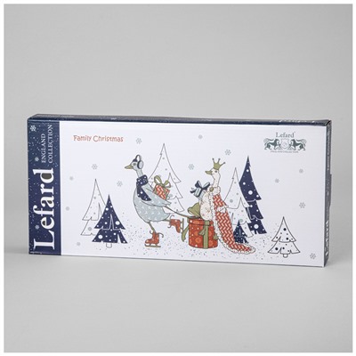 БЛЮДО ОВАЛЬНОЕ LEFARD "FAMILY CHRISTMAS" 25,5 СМ (КОР=24ШТ.)