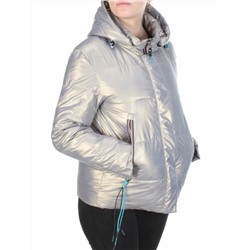 8262 SILVER Куртка демисезонная женская BAOFANI (100 гр. синтепон) размер 52