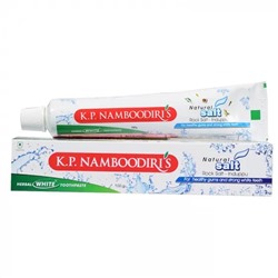 Натуральная зубная паста с каменной солью (100 г), Herbal Toothpaste With Rock Salt, произв. K.P. Namboodiri's