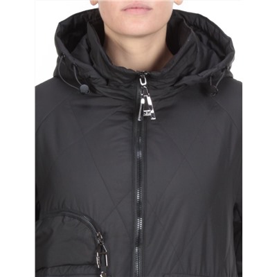 M-5022 BLACK Куртка демисезонная женская CORUSKY (100 гр. синтепон) размер 46 российский