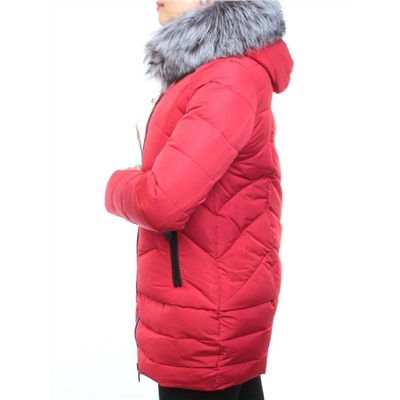 D16-276 Пальто зимнее женское (холлофайбер, натуральный мех чернобурки) размер M - 44 российский
