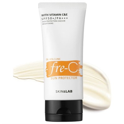 skin&lab Dr.Vita Clinic Fre-C Солнцезащитный крем SPF50+,PA+++