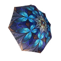 Зонт женский DINIYA арт.158 автомат 23"(58см)Х8К листья/цветы