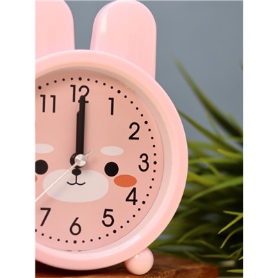 Часы-будильник "Bunny", pink (13,5х10,4 см)