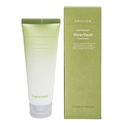 Крем для рук с экстрактом центеллы и хауттюйнии, Refresher Heartleaf Hand Cream, Enough, 100 мл