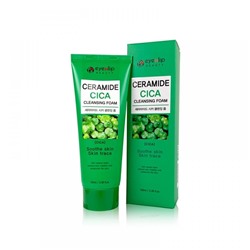 Пенка для лица с керамидами CERAMIDE CICA CLEANSING FOAM, EYENLIP, 100 мл