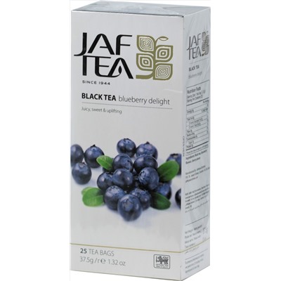 JAF TEA. Черный. Голубика 37,5 гр. карт.пачка, 25 пак.