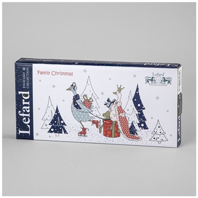 БЛЮДО ОВАЛЬНОЕ LEFARD "FAMILY CHRISTMAS" 25,5 СМ (КОР=24ШТ.)