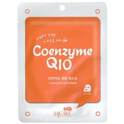 Маска тканевая с коэнзимом Coenzyme Q10 Mask Pack, MIJIN 22 мл