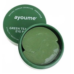 Патчи для глаз от отечности с экстрактом зеленого чая и алоэ Green Tea+Aloe Eye Patch, AYOUME 1,4 г х 60