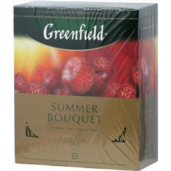 Greenfield. Summer Bouquet 200 гр. карт.пачка, 100 пак.