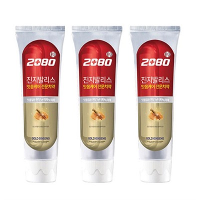 Aekyong 2080 Gingivalis toothpaste 140g*3ea -  Gold Ginseng