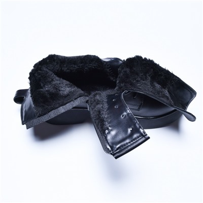 Ботинки женские Mimiduo Black с мехом арт z-232