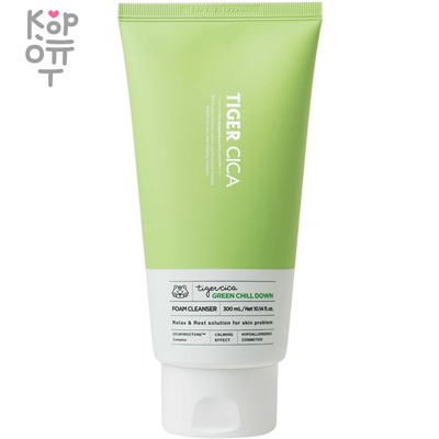 It's Skin Tiger Cica Green Chill Down Sun Gel - Успокаивающий крем-гель для лица с экстрактом Центеллы Азиатской 80мл.,