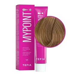 TEFIA Mypoint 8.0 Перманентная крем-краска для волос / Светлый блондин натуральный, 60 мл