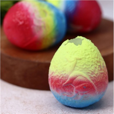 Мялка - антистресс «Colorful dinosaur egg», шоу-бокс 12 шт.